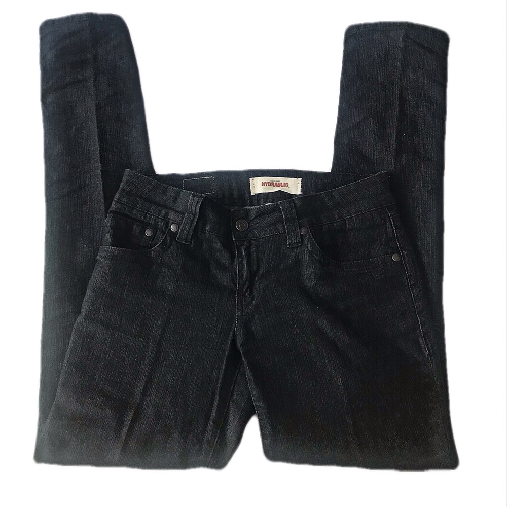 HYDRAULIC Charcoal Stretch Skinny Jeans